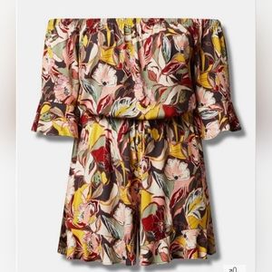 Torrid Ruffled Sleeved Romper